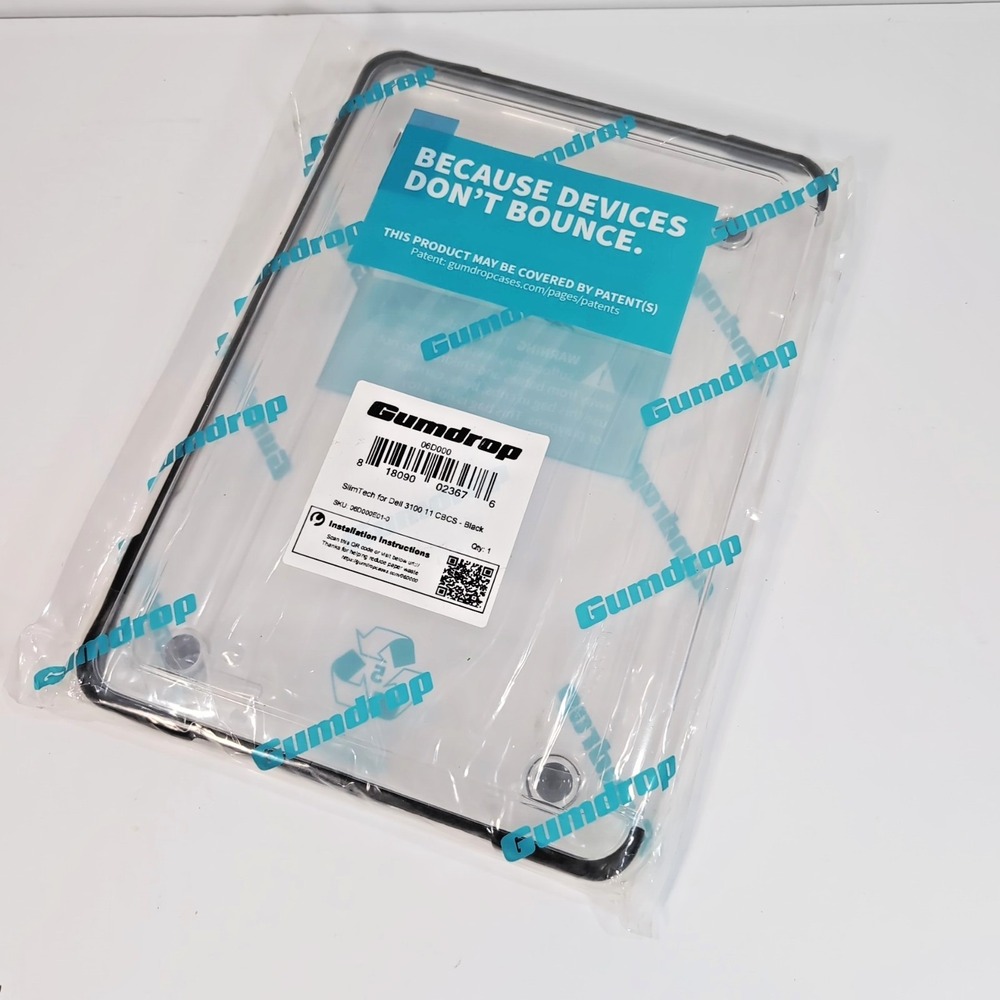New Gumdrop DropTech DL3100CBCS Black Protective Case Dell 3100 Chromebook 11"